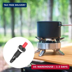 2pcs Piezo Spark Igniter, Two Fire Outlets Plastic BBQ Grill Push Button Ignitor