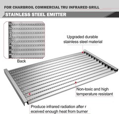 463242516 Emitter Plates for Charbroil Commercial Tru Infrared Grill Replacement
