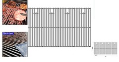 Stainless Steel Grill Grates – Fits Chargriller Akorn 19.75″ D x 27″ W