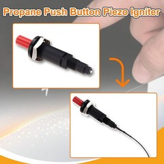 2Pcs Gas Heater One Outlet Piezo Igniter Spark Plug Push Button Ceramic Ignitor