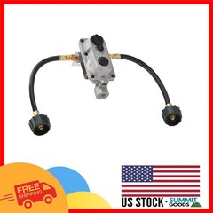 Safety Certified LP Propane Regulator for RVs – 2-Stage with Pigtails Included