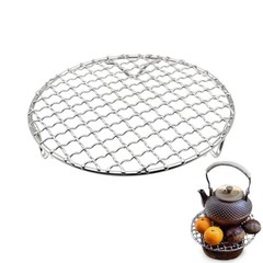 Round Cooking and Cooling Rack 2 Pieces Stainless Steel for Baking Roasting BBQ