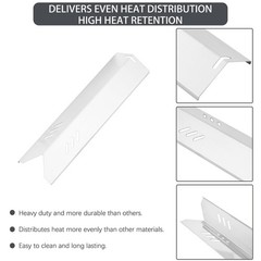 Grill Grates Heat Plates 15 3/4″ x 21″ for Blue Rhino 3 Burner Grills