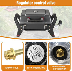 29102349 Grill Regulator Control Valve for Char Broil Grill2Go Tru-Infrared 2012