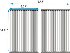 2PCS Stainless Steel Grill Grate