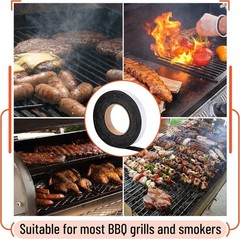 15FT High-Temperature Smoker Gaskets, 2 Pack – Easy Install, Strong Seal