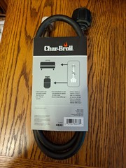 Char-Broil 4 FT Propane Hose and Adaptor #4633 Fits Most Brands