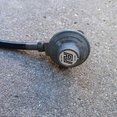 Vintage LP Regulator w/ Hose 12in for Propane Gas Grill Old Style Made in Italy
