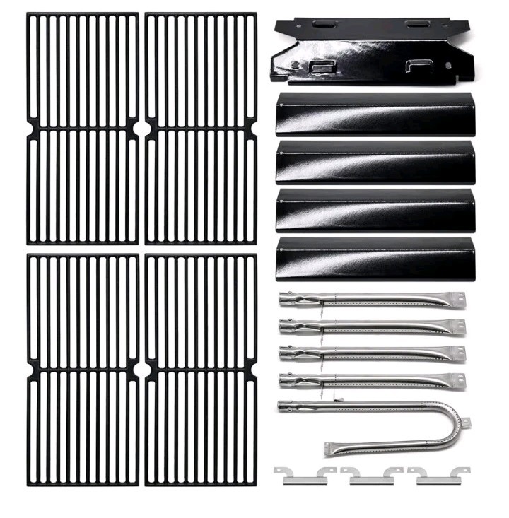 Grill Replacement Parts for Brinkmann 810-3660-S Grates, Heat Plate, Carry Over