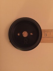 Uniflame Gas Grill Right Control Bezel w/Screws(2) – Part No. 55-11-292
