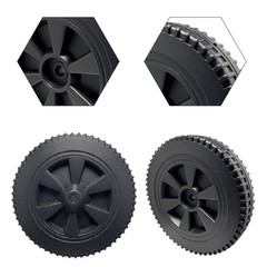 2Pcs For Charbroil 7 Inch Wheels Replacement for Smooth Outdoor Cooking