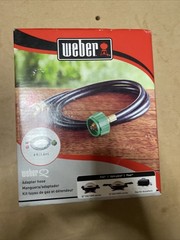 Weber Rubber Gas Line Hose and Adapter 72 in. L X 1.5 in. (6ft)