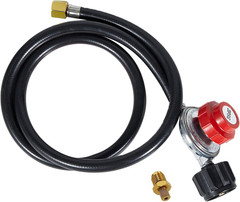 Propane Regulator 0-20 PSI for Gas Burner 4 Feet Hose