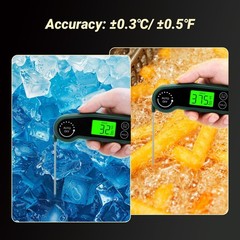 INKBIRD 0.5 Seconds Instant Read Meat RHT-11K Fleischthermometer, Green