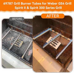 69787 Grill Burner Tubes for Weber Spirit I/II 300 Series E310 S320 330 315