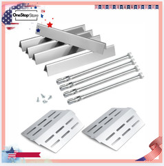 Genesis E-330 Grill Parts Kit 4 Burners Flavorizer Bars Heat Plates