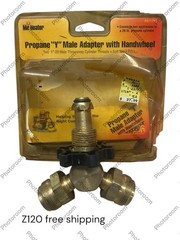 Mr. Heater Propane “Y” Male Adapter with Handwheel F271715 Free Shipping