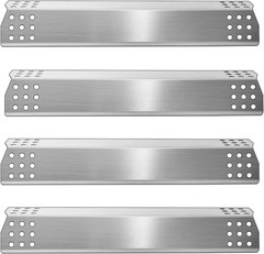 Heavy Duty BBQ Gas Grill Heat Tent Replacement – Set of 4 Stainless Steel Parts