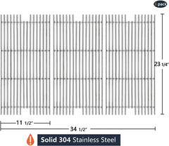 Stainless Steel Grill Grid Grates Replacement for Viking VGBQ 30 in T Series