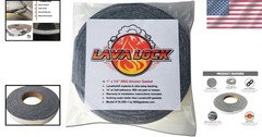 Grey Gasket for BBQ Smokers – High Temp Self-Stick Seal 1″ x 1/4″