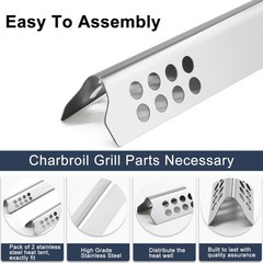 Emitter Plates+Grates+Heat Plates Kit, 3-Burner Complete Accessory Set