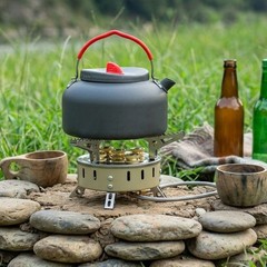 Lightweight Foldable Camping Stove 12500W Compatible with Cookware 9cm-50cm