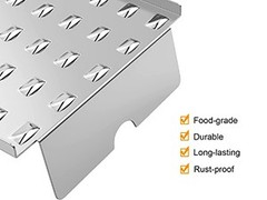 Grill Drip Tray Heat Baffle Replacement for Camp Chef 24 Series Pellet Grills,
