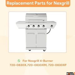 Nexgrill 4 Burner Grill Replacement Parts Kit Grates Burners Heat Plates