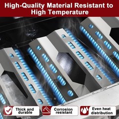 Grill Replacement Parts – BBQ Thermometer, Heat Plates, Burners for Nexgrill & K