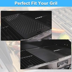 Reversible Cast Iron Cooking Plate for Monument Grills 96333. Denali 405, 425