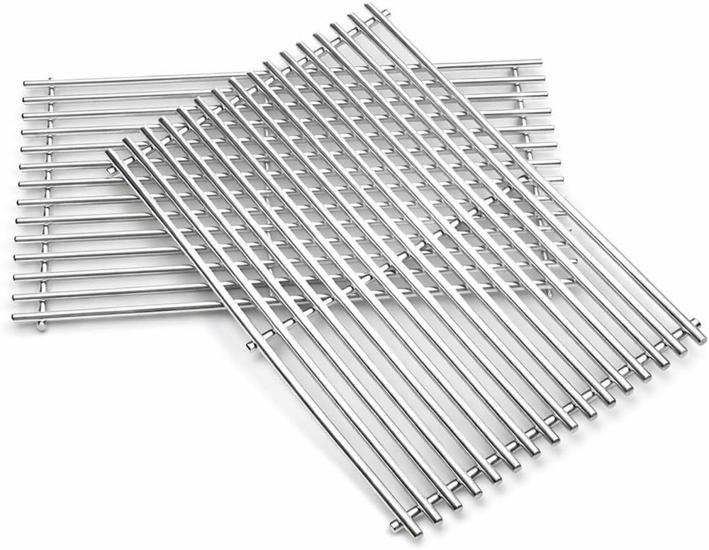 19.5″X12.9″ 304 Stainless Steel Grill Grates – 9MM – 7528/7524 Replacement for W