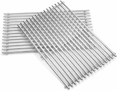 19.5″X12.9″ 304 Stainless Steel Grill Grates – 9MM – 7528/7524 Replacement for W