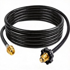 GASPRO 18 Foot Propane Hose Adapter, Connects 1LB Appliance to 5-100lb Tank