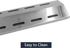 17″ Burner Tubes, 16 7/8″ Heat Plates Replacement for Ducane 5 Burner 30400042,