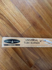 Grill Zone Universal Tube Burner Stainless Steel Extendable Fits 12” To 17.4”