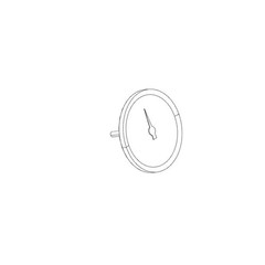 Charbroil Grill Part # G421-0006-W1 – Thermometer, F/ Lid, Gas2