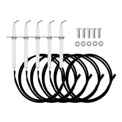 IG31B 5pcs Ignitor Wire Kit for Members Mark, Stainless steel and White