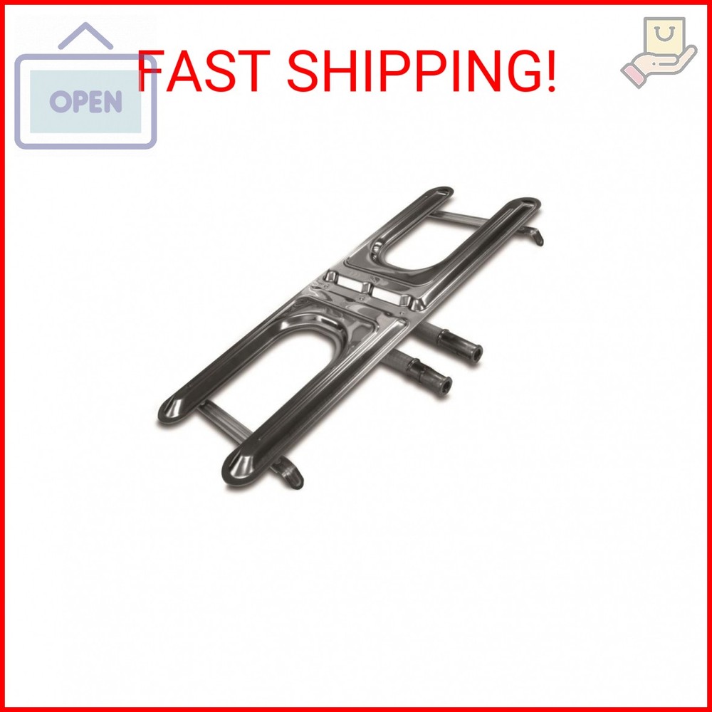 GrillPro 23513 19-Inch Universal Fit Grill H Burner, Silver