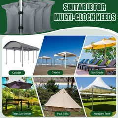 Woanger Extra Large Canopy Weights 112 Lbs Gazebo Heavy Duty Tent Sand Bags P…