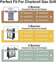 Criditpid Grill Replacement Parts for Charbroil 2 Burner 463644220 463642316 …