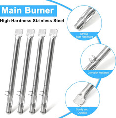 Monument Grill 77352 Repair Kit Gas Burner Tubes Heat Tent Plates Igniters