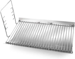 27-inch Alloy Steel Ash Pan with Wire Grate for Chargriller Grills