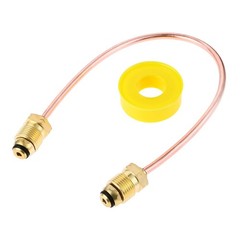 Propane Regulator Copper Pigtail POL x POL 15 Inch, POL x POL 7/8″ HEX Propane P