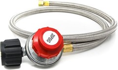 Regulador De Gas Propano 4 Pies Y Manguera 0 a 20 PSI Ajustable Para Estufa