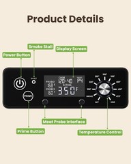 Thermostat Control Board for Pit Boss Pellet Grill, AC03P9 Controller Board