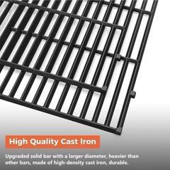 17.5″ Grill Grates for Weber Spirit 300/400&Spirit II 300 Series-Weber 7638 7639