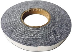 High-Temp Self-Stick BBQ Smoker Gasket 3/4″ x 1/4″ x 15″ for Perfect Sealing