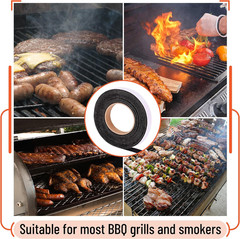 – Grill Gasket, 1/2″X1/8″, 15 Ft, 2 Pack, Smoker Gasket Sealer | High Temp