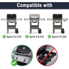 7635 Weber Spirit II E210 Flavorizer Bars 67045 Replacement GS4 Grill Parts 3-P