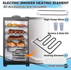 1200 Watts Smoker Heating Element Kit Replacement for Masterbuilt 40″ Digital El